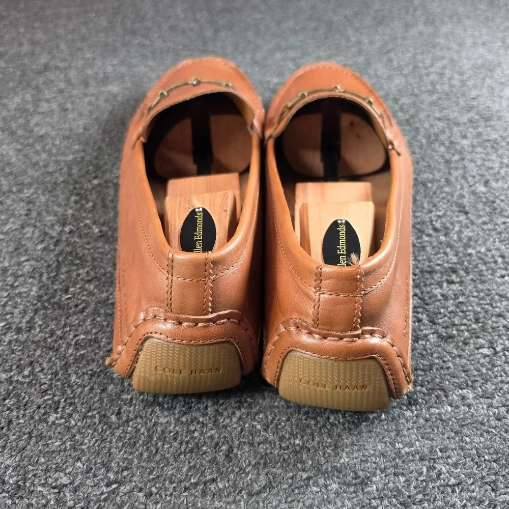 Cole Haan Wyatt Bit Driver Loafers Tan Mens 11M Bit C35784 Grand.OS Casual Wear